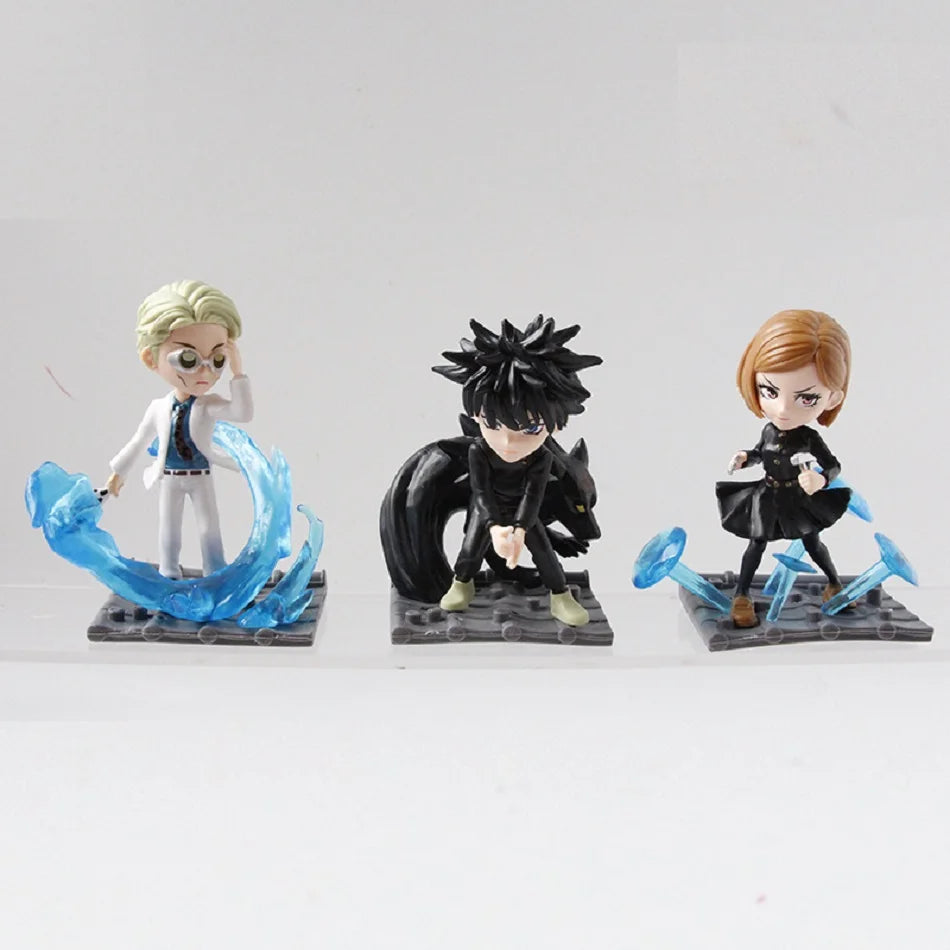 6-Style Anime Jujutsu Kaisen Series Figure Itadori Yuji Gojo Satoru Megumi Combat Special Effects Statue PVC Model Ornament Toys