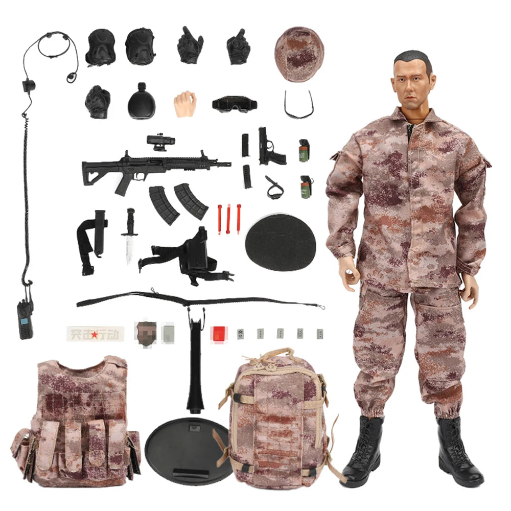 ViiKONDO JY23002 KSJYTOY 1/6 Scale Action Figure China PLA Army Men Toy Soldier 12'' Figurine Military Model Fullset Collection