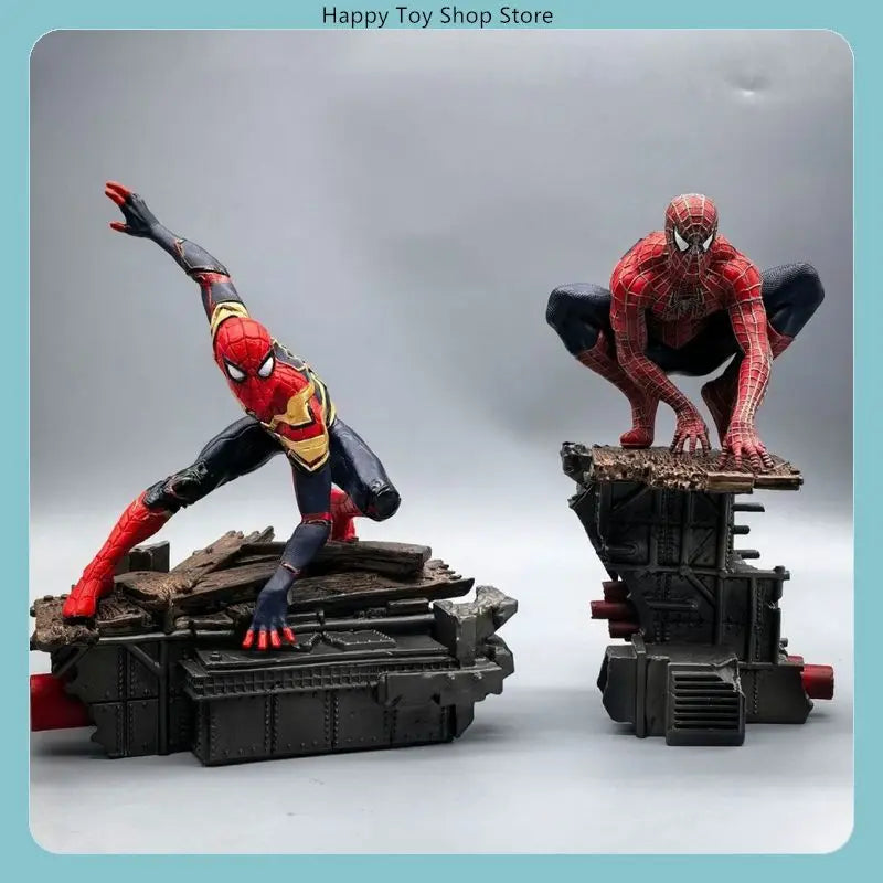 Spider-Man Action Figure Set - 3-Piece Collectible Model Statue for Desktop Decoration Ideal Gift for Fans And Collectors