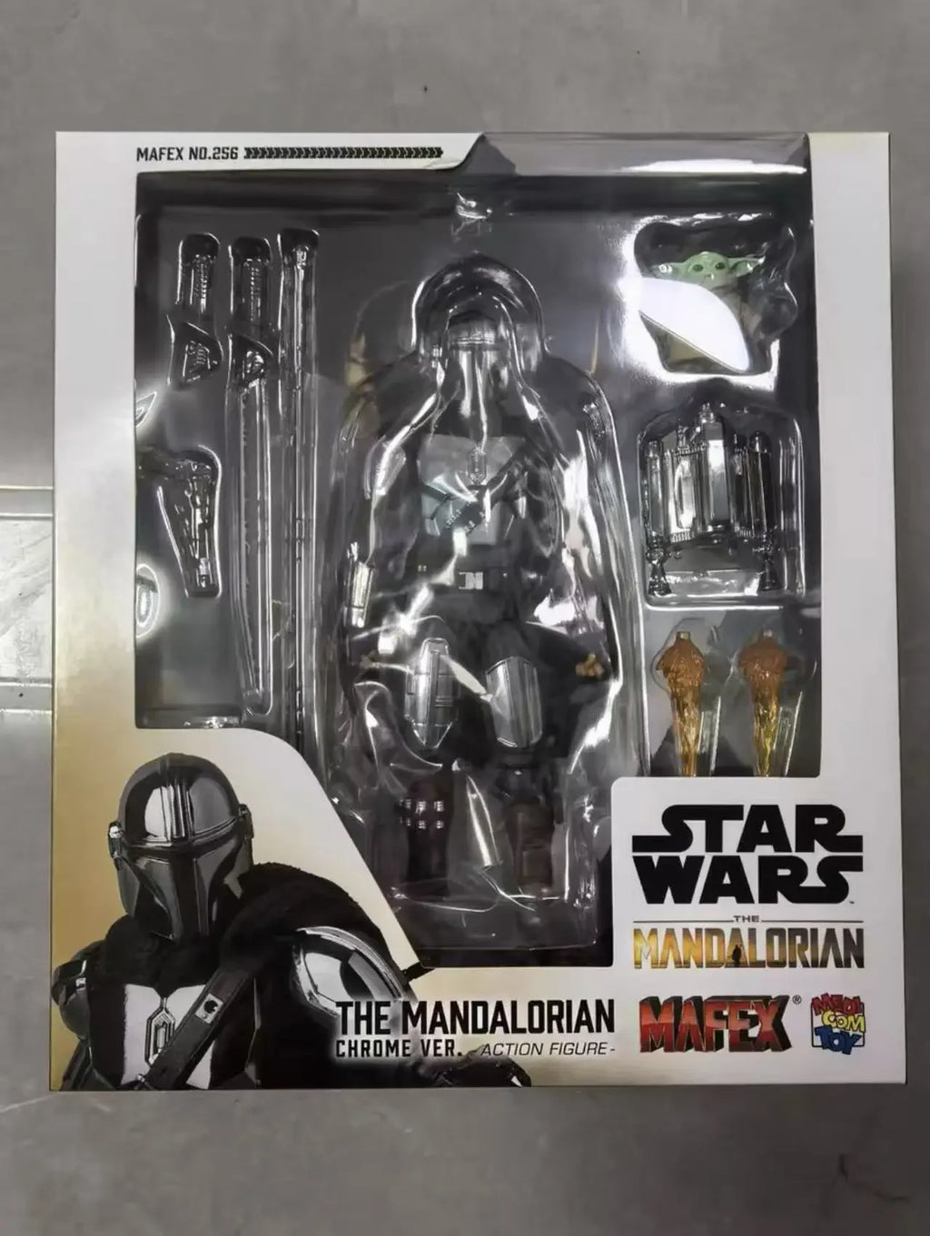 MAFEX 256 Plating Edition Mandalorian Glogu 6-inch Action Figure