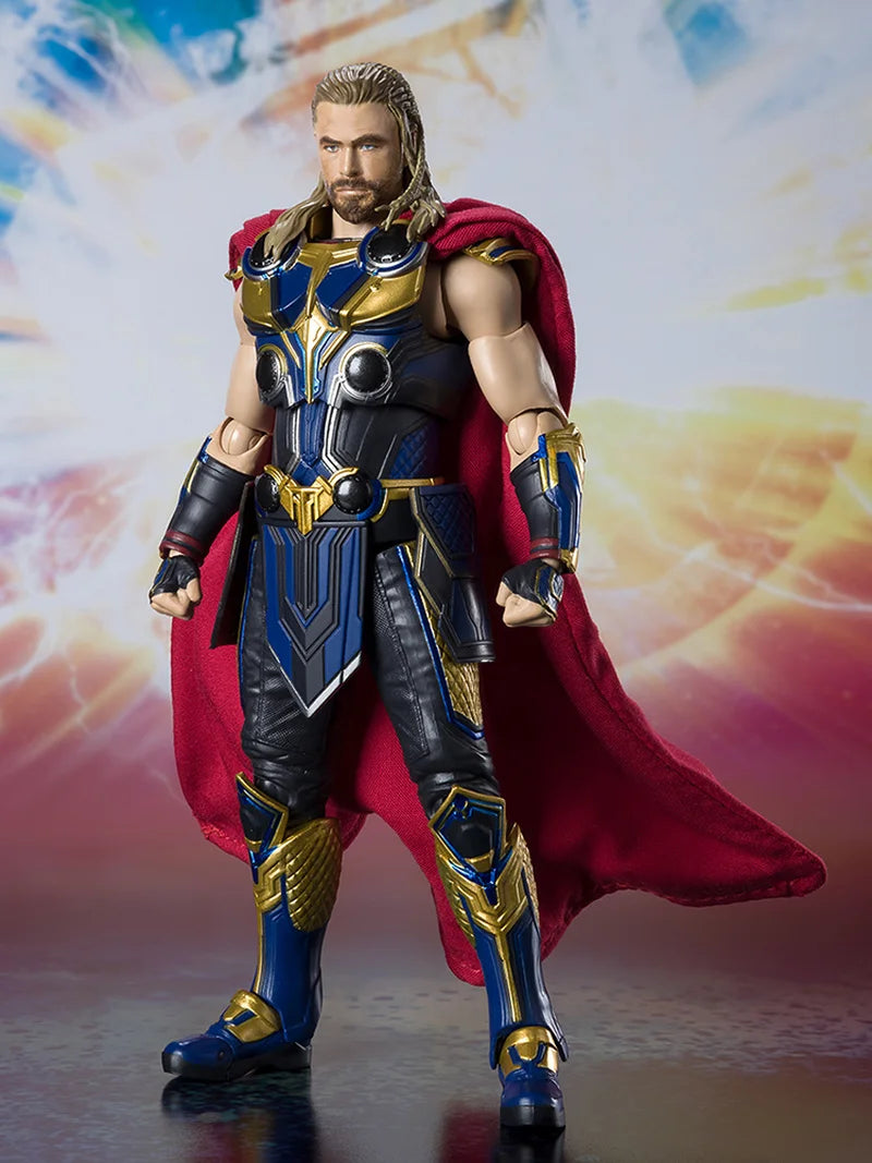 Bandai Original Mighty Thor 4 S.h.figuarts Thor: Love And Thunder Jane Foster Thor Action Anime Figure Model Kit Completed Toys