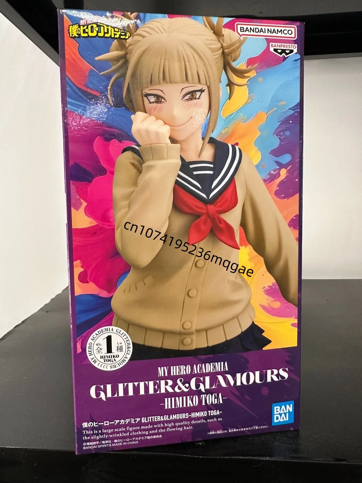 In Stock Bandai My Hero Academia GLITTER&GLAMOURS Himiko Toga MIRKO Uraraka Ochako Anime Action Figures Model Collections