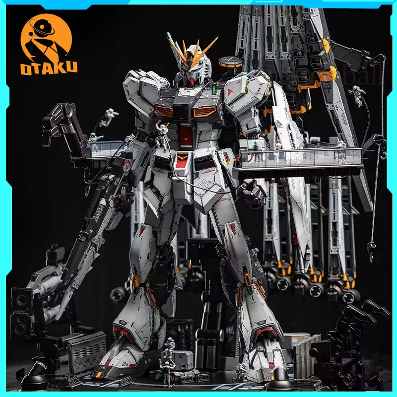 New 1/60 Daban Metal Structure Rx-93 V Action Figures Equipped With Floating Cannon Assembly Model Collect Kid Toy Christma Gift