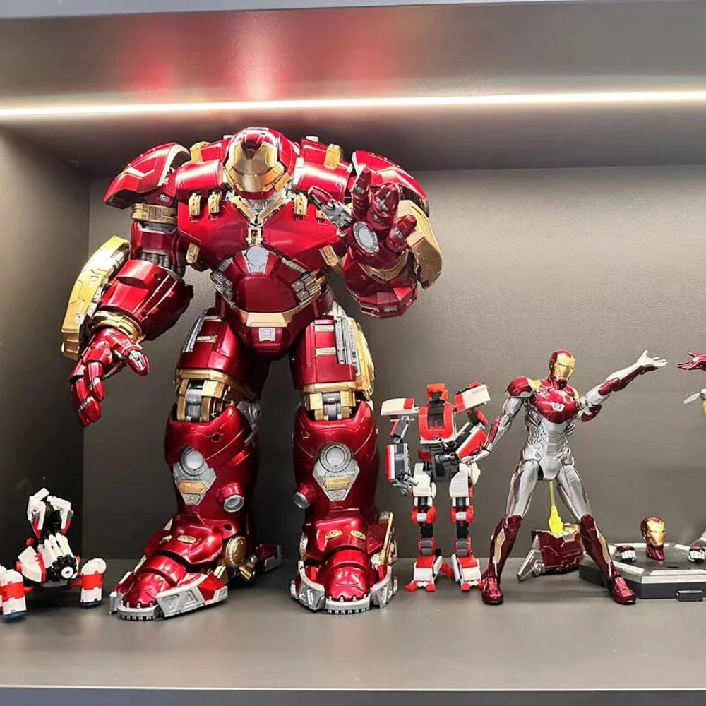 45cm Iron Man Mk44 In Stock Marvel Legends Action Figure Mark Hulkooster Hulkbuster Armor 1/7 Assembly Collect Model Toys Gifts
