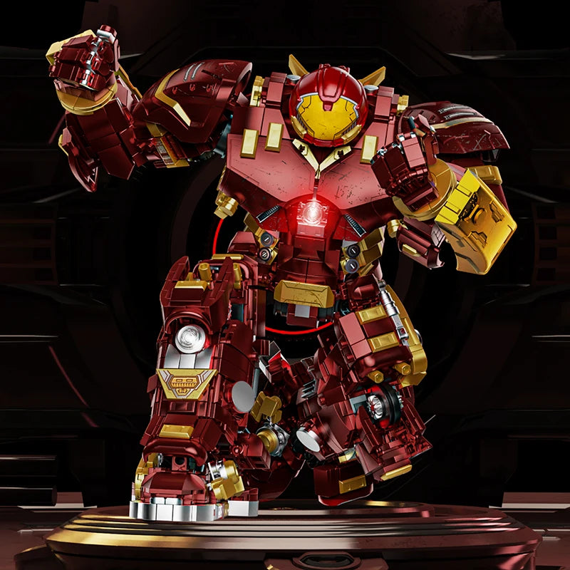 2700+pcs Iron Heroes Blocks Action Figures Mark Building Sets Buster Mech DIY Brick Collectible Toys for Boys Adult Kids Gifts