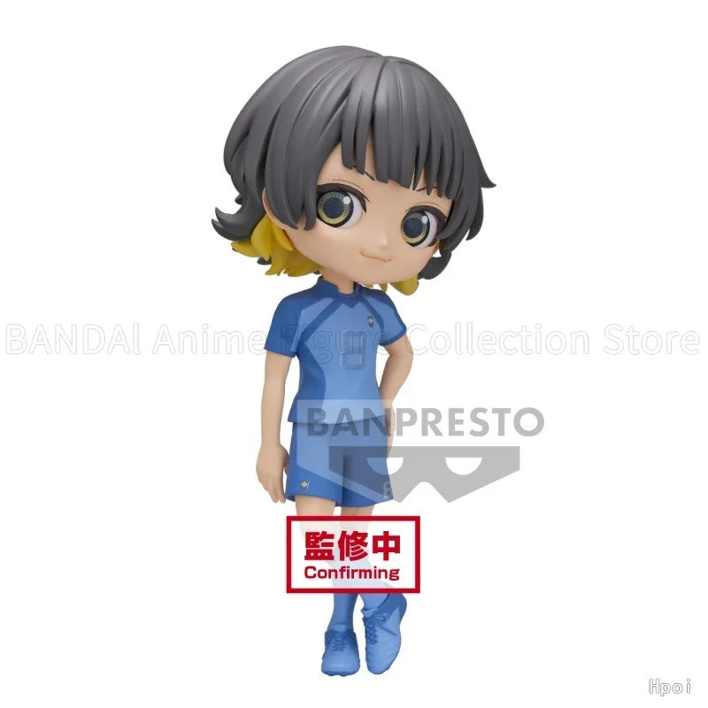 Original BANPRESTO Q Posket BLUELOCK BACHIRA MEGURU A/B Version Anime Humanoid Toy Model Gift
