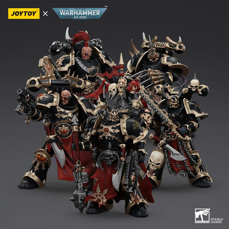 JOYTOY Warhammer 40K 1/18 Chaos Space Marines Black Legion Chosen Action Figure Model Toys For Collection Gifts