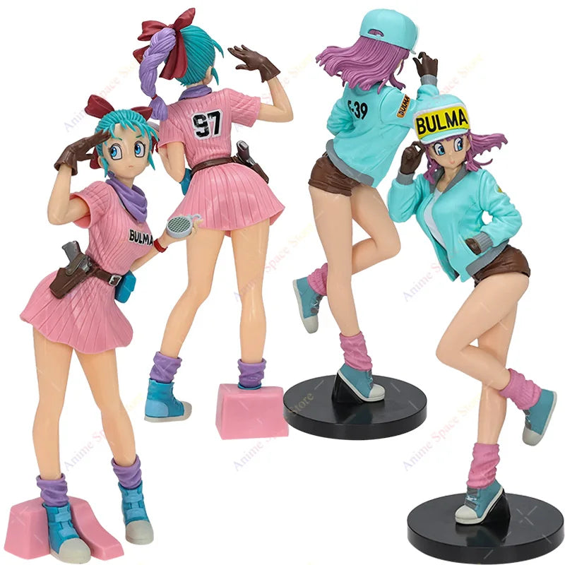 Dragon Ball Z Bulma Handheld Radar Figur Spielzeug Anime Bulma Glitter &amp; Glamours Actionfiguren Sammlermodell Puppe PVC Ornament