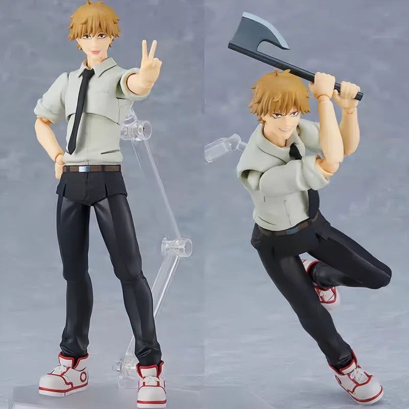 Neuer Verkauf Figma Max-586 Kettensäge Denji Hochwertige bewegliche Actionfigur Spielzeugmodell Ornament Dekoration Überraschungsgeschenk Spielzeug