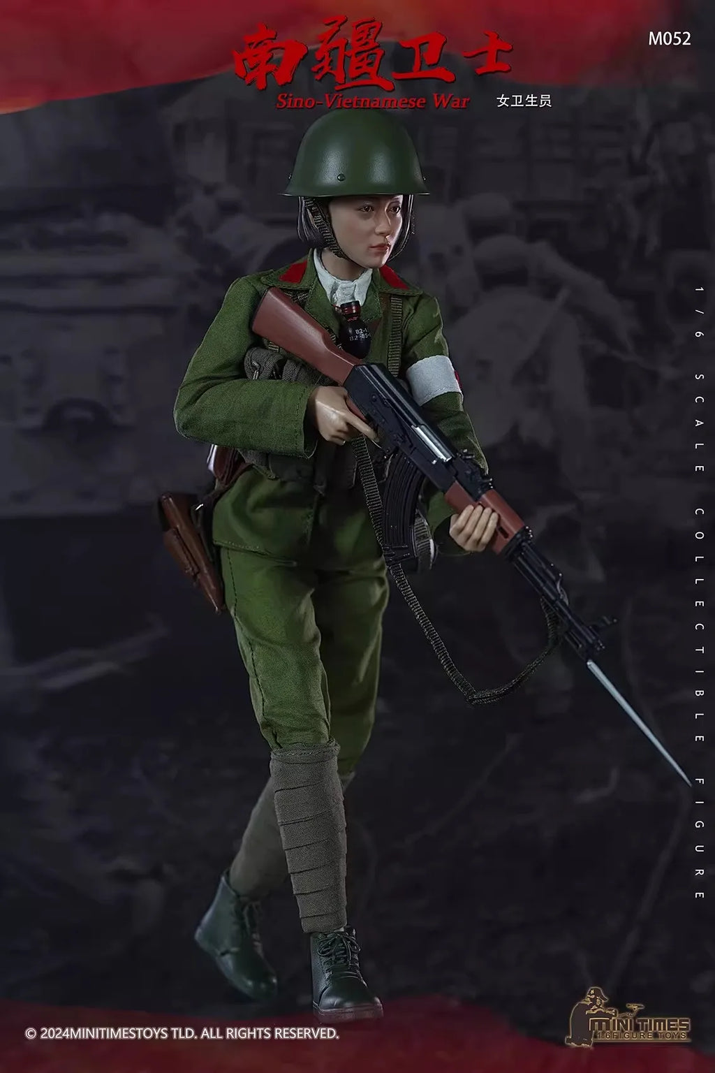 In Stock Mini Times Toys M052 1/6 Scale Collectible Counterattack Female Soldier Full Set 12 inch Action FIgure Doll Toys