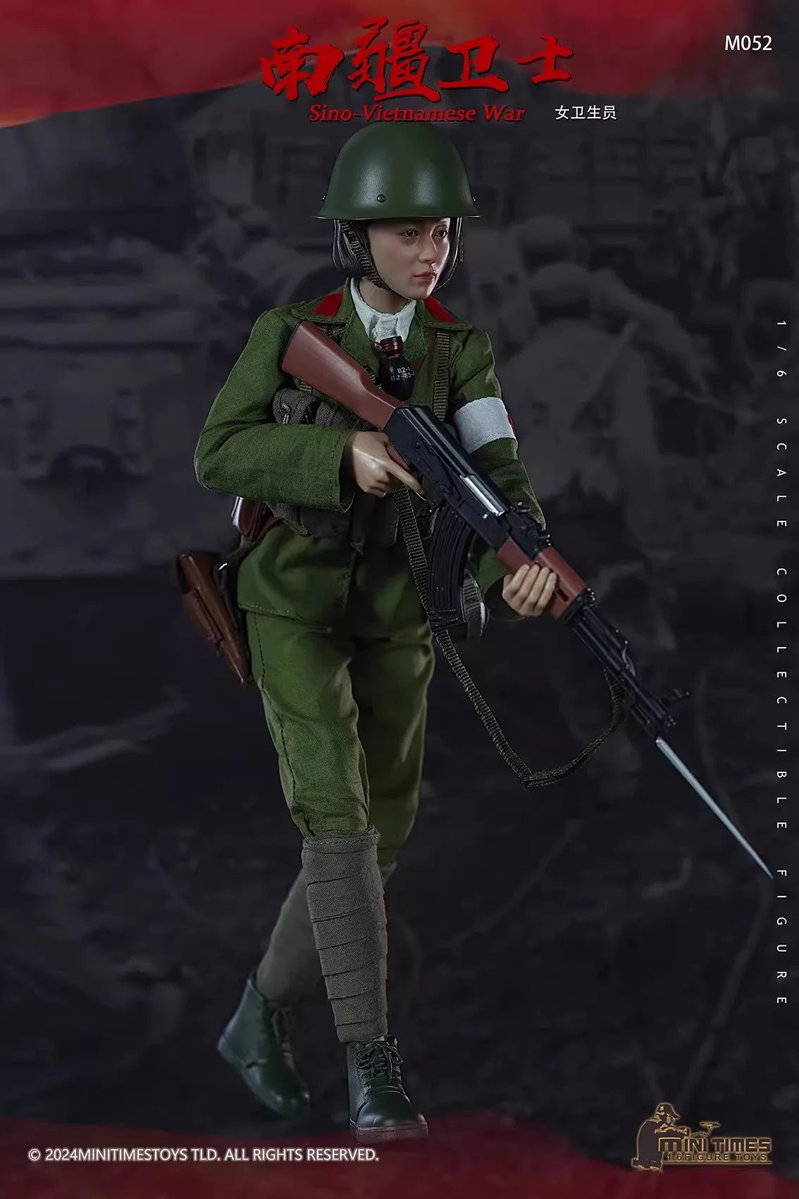 In Stock Mini Times Toys M052 1/6 Scale Collectible Counterattack Female Soldier Full Set 12 inch Action FIgure Doll Toys