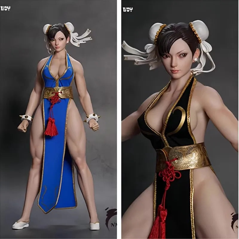 New Stock Play Toy P023 1/6 Scale Fighting Goddess Chun Li With Movable Eyes 12 Female Soldier Action Figure Model Toy Gift