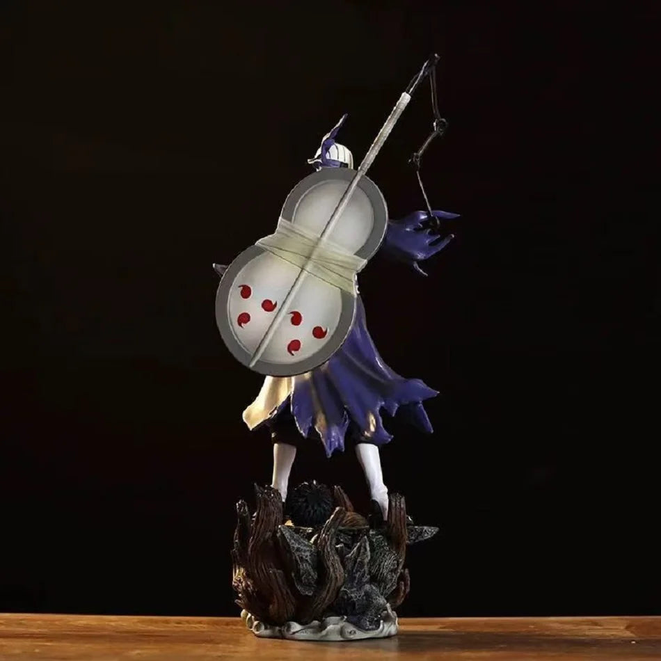 22 см НАРУТО Аниме Фигурки Учиха Обито Изправена Поза Скулптура Сцена Кукла PVC Модел Статуя Орнамент Колекция Играчки Подаръци