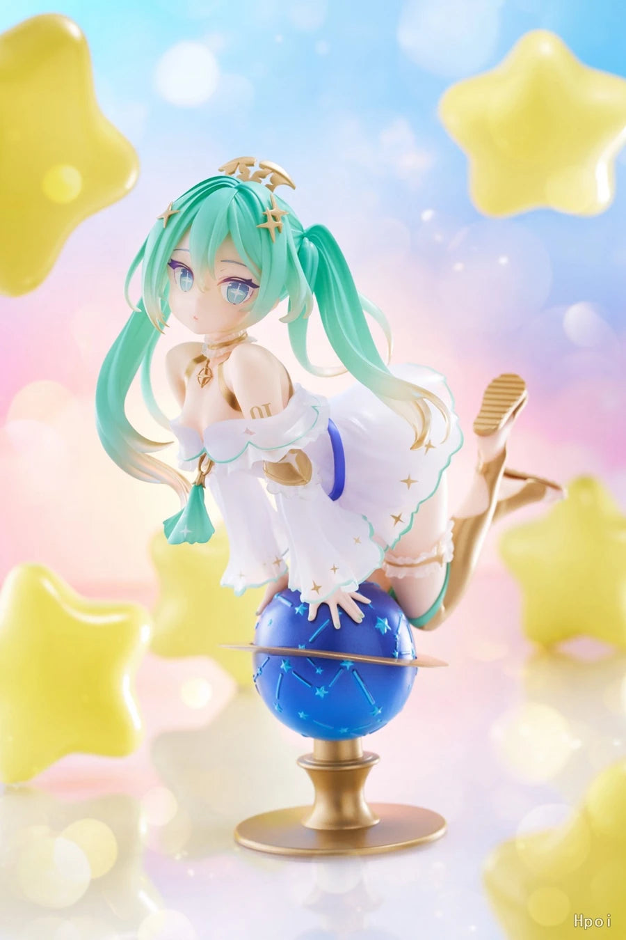 17cm Glittering Star ver. Hatsune Miku Anime Figure Kawaii Globe Girl Action Figure Adult Collection Model Doll Toy for Kid Gift