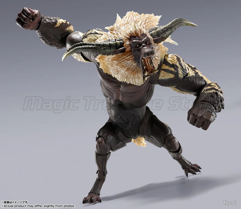 【MT】Original BANDAI SPIRITS S.H.MonsterArts MH Furious Rajang Action Figure Toy