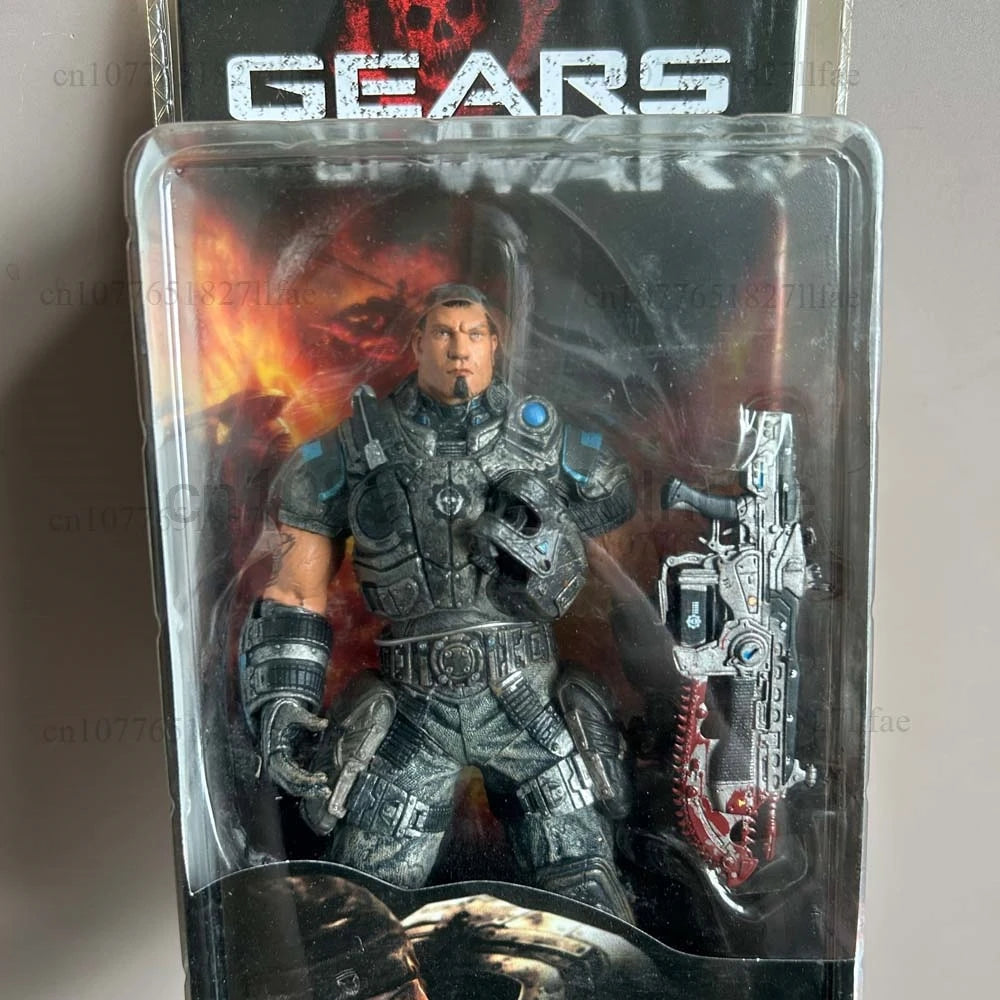 Game Gears of War DOMINIC santiago Marcus Fenix 18CM Action Figure Collectible Model Toys Joint Movable Doll Birthday Present