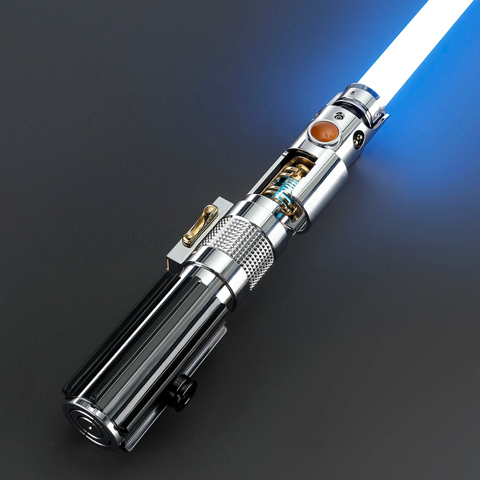 DamienSaber Anakin EP3 Lightsaber Xeno3.0 Sensitive Pixel Smooth Swing Light Saber Heavy Dueling Metal Hilt with Bluetooth