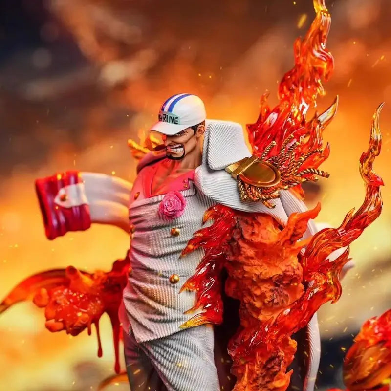 Vorbestellung: 30 cm große ONE PIECE Anime-Figur Sakazuki, Admiral der Marine, PVC-Statue, Schreibtischdekoration, Sammlerstück, Geschenk, Spielzeug