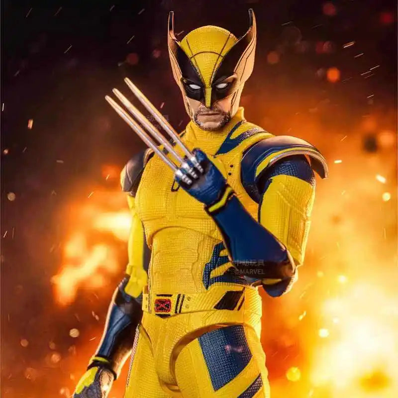 ZD Toys Marvel Wolverine 1/10 Scale Articulated Action Figure Collectible Model Toy For Boys Deadpool & Wolverine Themed Gift