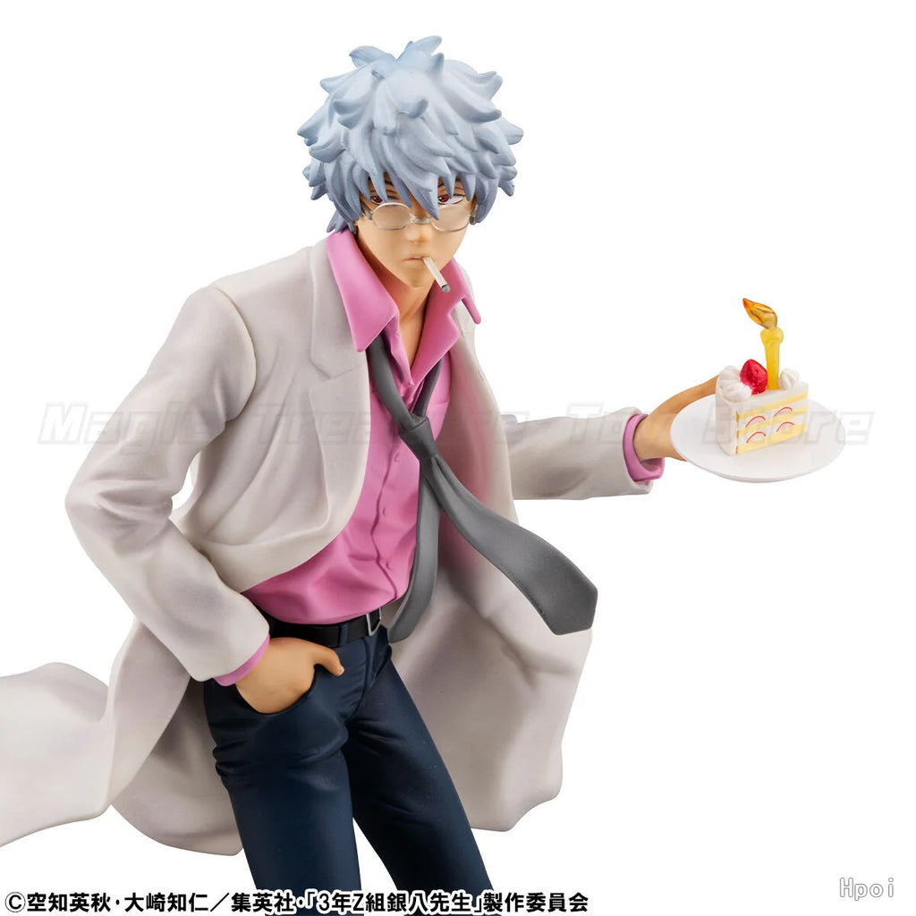 【In Stock】Original MegaHouse GEM 3rd Grade Teacher Ginpachi of Class Z Sakata Gintoki Toys Gifts