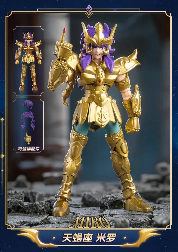 Blokees Saint Seiya Galaxy Version 2 Action Figures Camus Hoyoga Dohko Milo Shiryu Pegasus Nachi Anime Figurines Toys Kids Gifts
