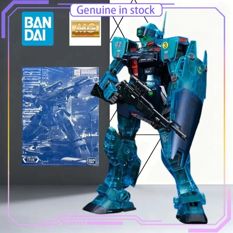 BANDAI GUNDAM MG 1/100 GM Sniper II PB Model Kit Official Gundam IP Action Figure Assembly Toy with Foam Box Packaging