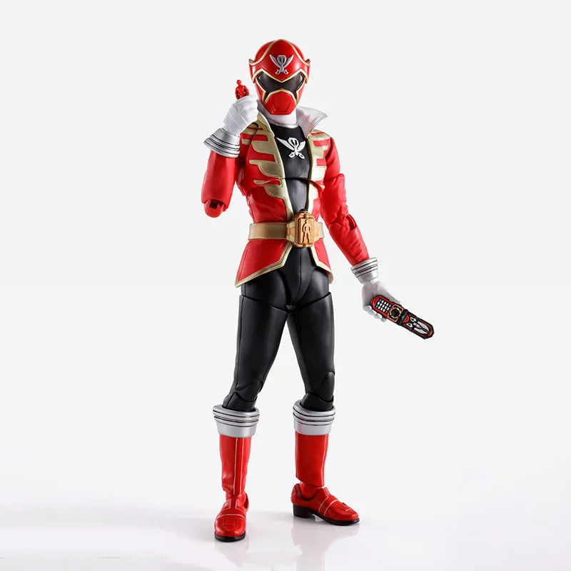Original box Bandai S.H.Figuarts SHF True bone carving Strong Red Figure Finished Model kit  Anime full Action Toy Gift for kids