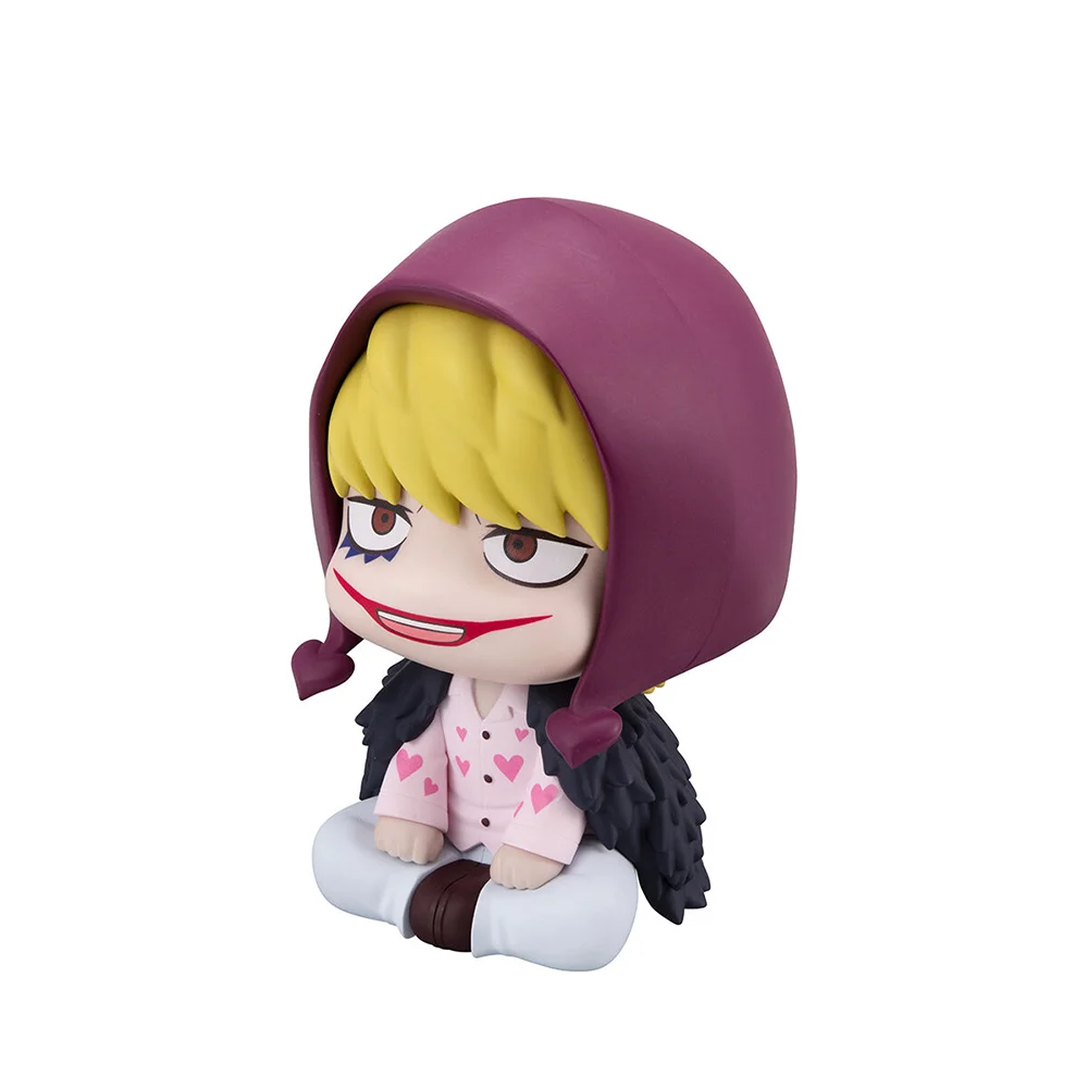 IN Stock Original MegaHouse Look up ONE PIECE Donquixote Rosinante Trafalgar D. Water Law Q-version 11Cm Anime Model Toys
