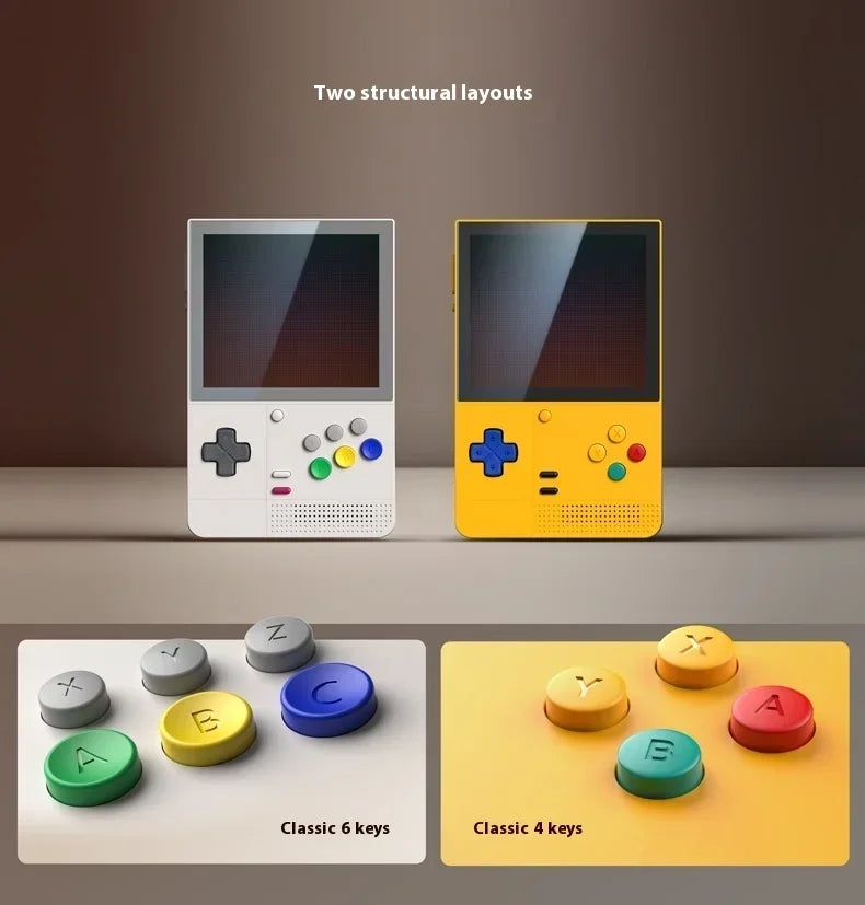 Retroid Pocket Classic Game Console Custom 3.92" 1240*1080 AMOLED 500Nits Screen 5000mAh 6 Keys Retro Handheld Game Consoles