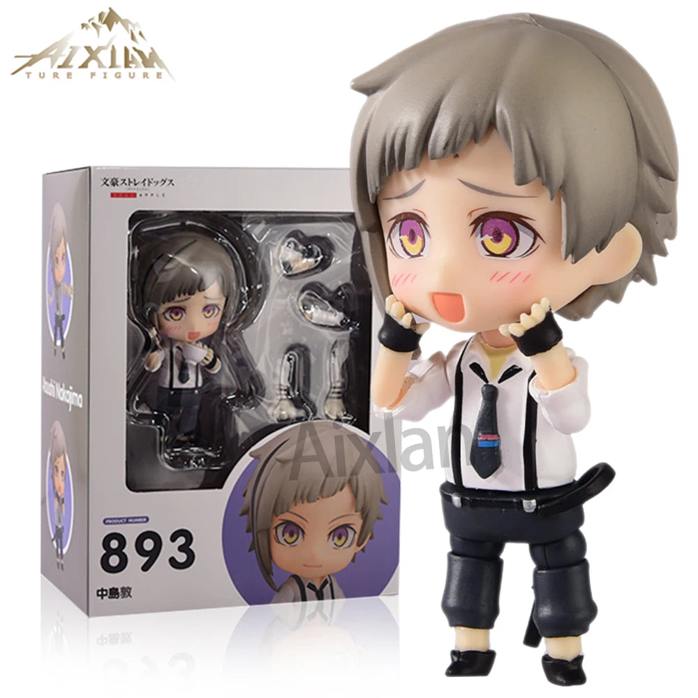 10cm #893 Nakajima Atsushi PVC Actionfigur Anime Figur #657 Dazai Osamu Figur Sammlung Modell Puppenspielzeug