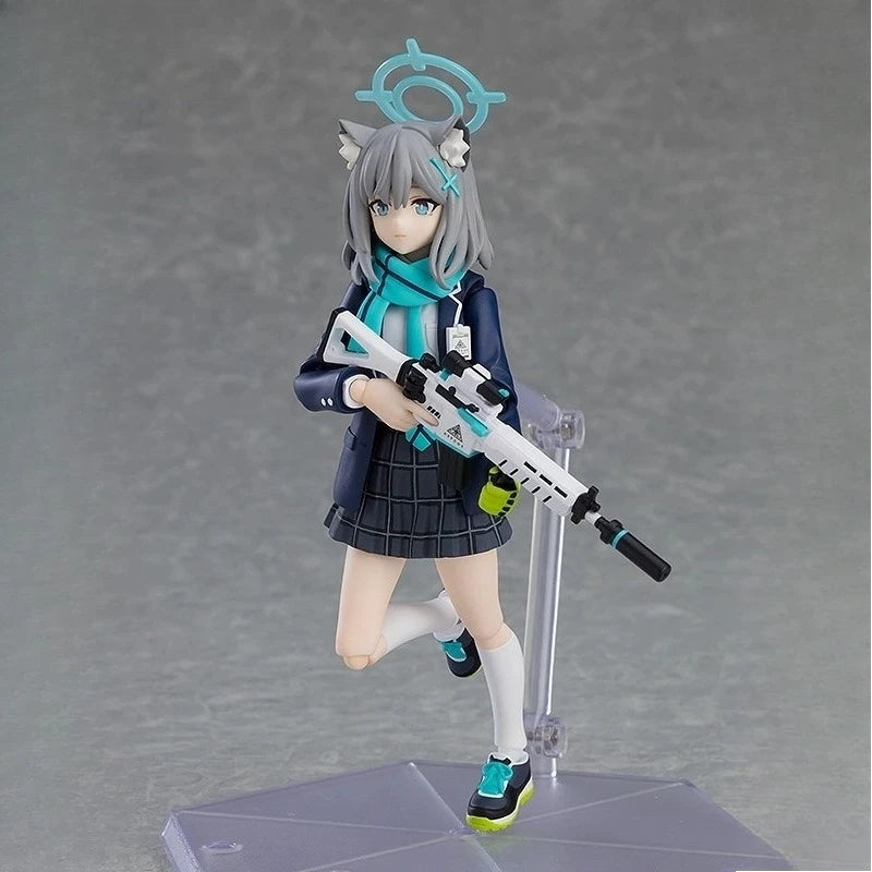 Max Original with Articulation Series Blue Archive Sarashina Shiroko Anime Action Figure Assembly Model Toys Collectible Model