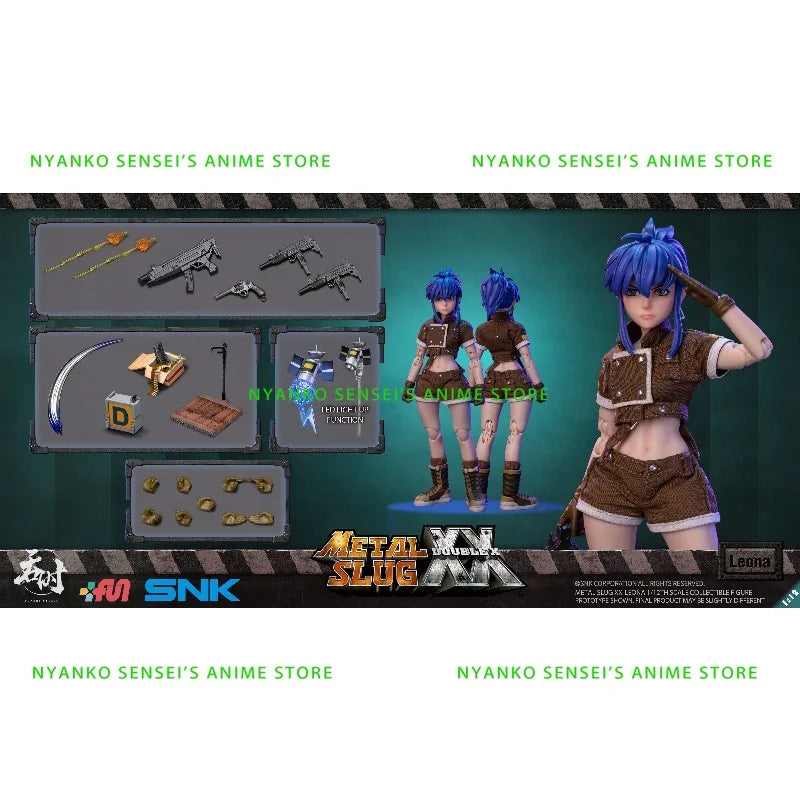 In Stock Tunshi Studio Leona Heidern The King of Fighters TS-012 Metal Slug Fabric Outfit Action Figure Anime Model Trendy Toys