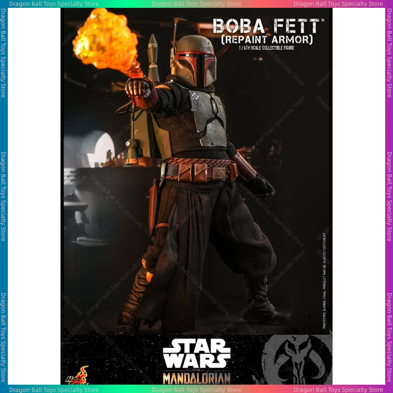 [In Stock] Original HOTTOYS HT 1/6 TMS056/055 Mandalorian Boba Fett 2.0 Throne Edition Action Figure  Toy Gift