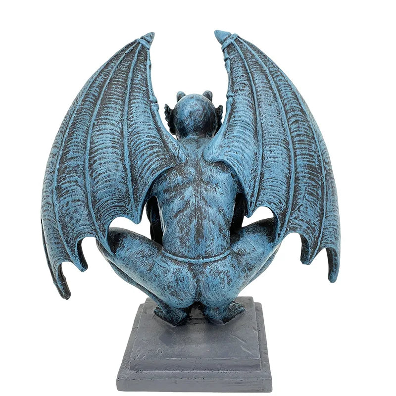 Devil Satan Angel Figurine Ornament Angel Memorial and Redemption Statue Home Decor Resin Handicrafts Office Decoration
