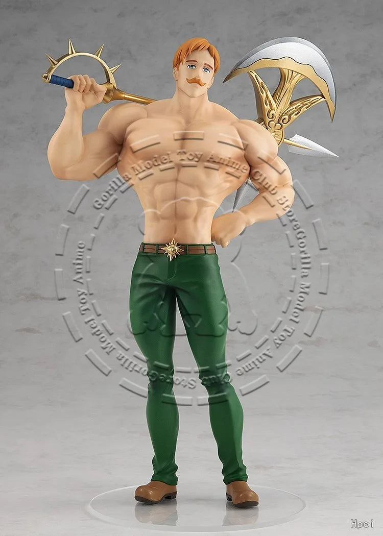 In Stock Original Genuine GSC POP UP PARADE Escanor Seven Deadly Sins 230mm Anime Figure Statue Collectible Gift Ornament