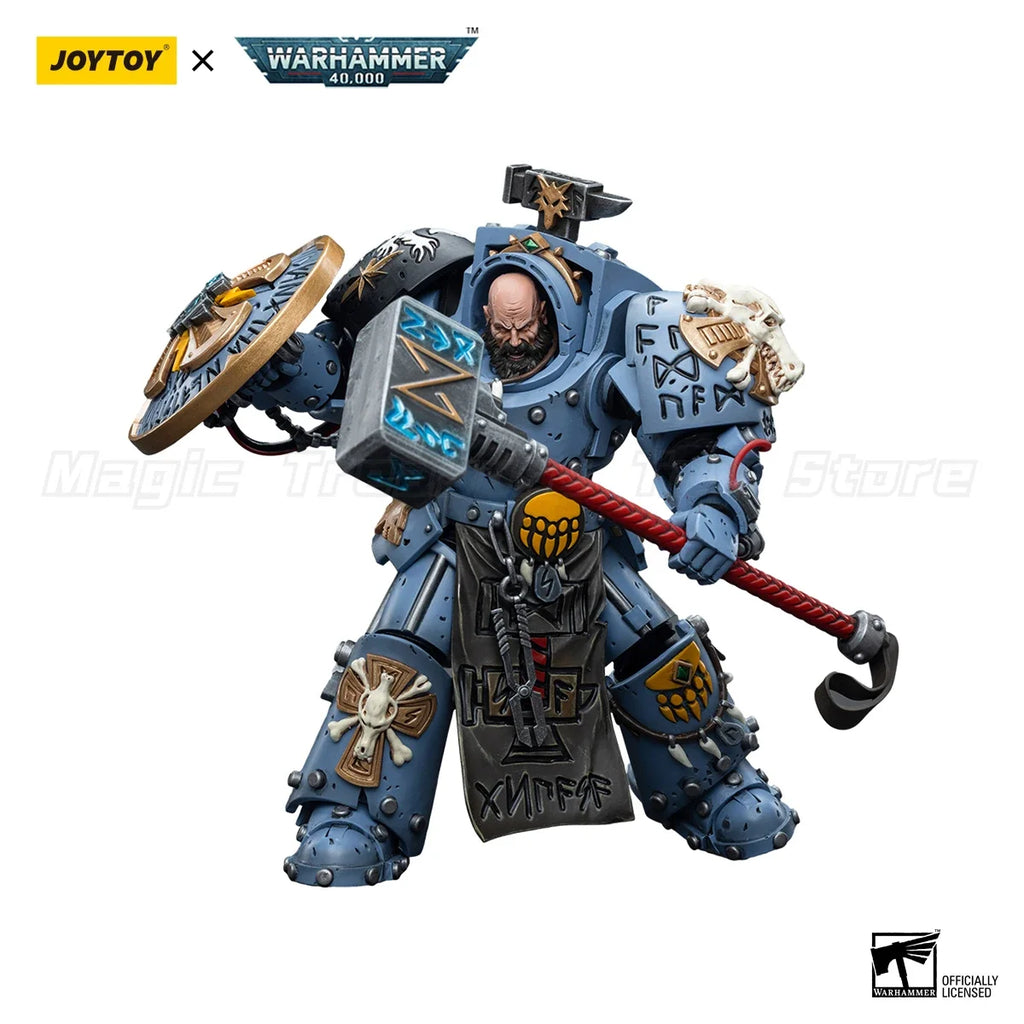 【MT】JOYTOY Warhammer 40K Space Wolves Arjac Rockfist Model Toy Gift 1/18 Action Figure