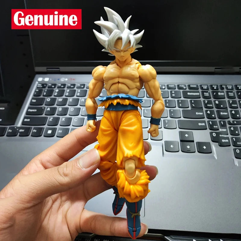 Genuine Bandai Dragon Ball Z Vj30th S.H.Figuarts Son Goku Ultra Instinct Toyotaro Edition Super Saiyan Action Figure In Stock