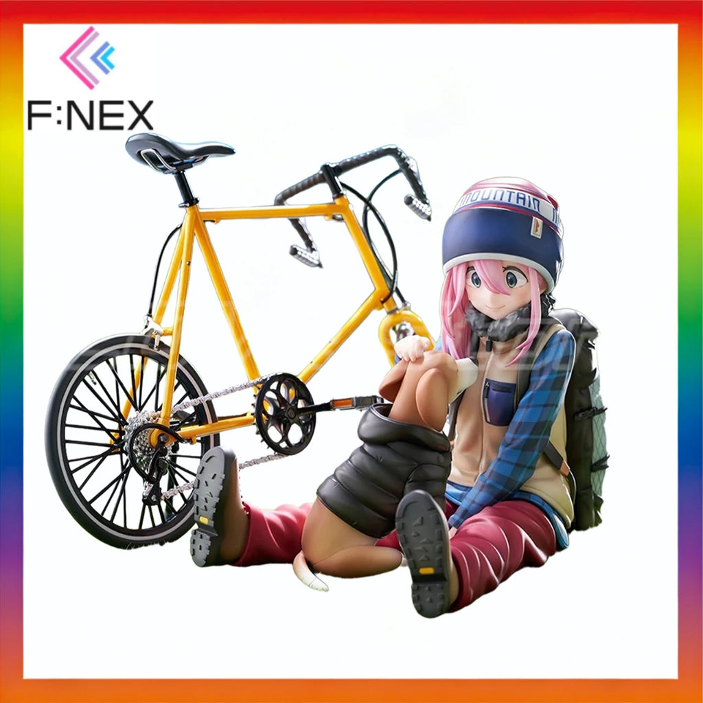Original F:NEX LAID-BACK CAMP Kagamihara Nadeshiko Anime Figure Model Toys Gifts Collection