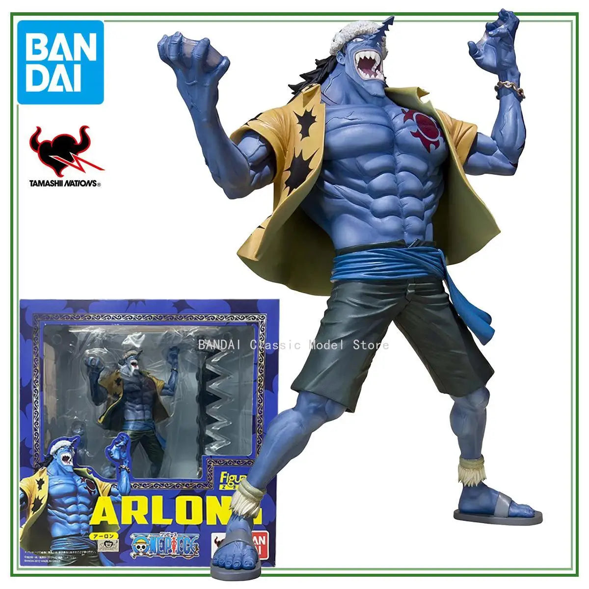 BANDAI Figuarts Zero ONE PIECE Arlong100% In Stock Original Anime One Piece Model Genuine Boxed Toy