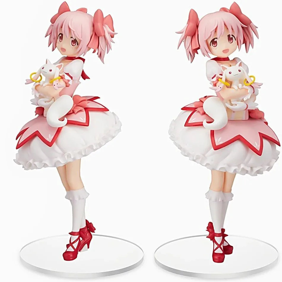 18CM Puella Magi Madoka Magica Kaname Madoka PVC Anime Action Figure - Collectible Model Toy Gift Anime Cartoon Character