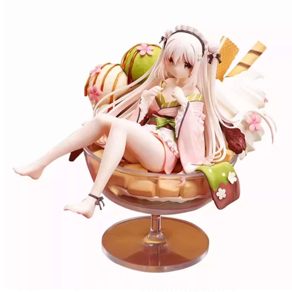 20cm Shiratama Komame Native Grizzry Panda 1/6 Girls Toys Japanese Anime PVC Action Figure Toy Game Collectible Model Doll
