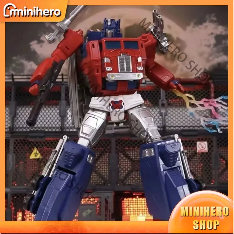 In Stock MG-09 Transforming Super Ginrai KO Prime Truck with Trailer Alloy Action Figure Toy for Boys Collectors Gifts MPG Style