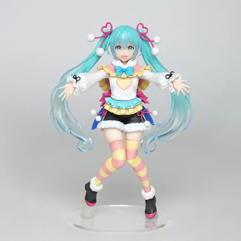 В наличност FuRyu SEGA TAiTO Hatsune Miku PVC серия Hatsune Miku кукла 14-18CM аниме екшън фигурки модел колекция играчка