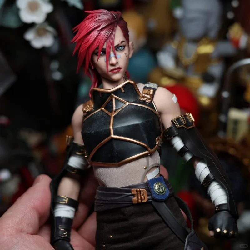 In Stock Original HOTTOYS HT TMS138 1/6 Scale Vi Action Figure Arcane: League Of Legends Collectible Model Toy Gift