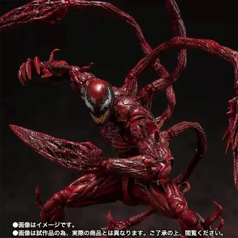 100% Original BANDAI S.H.Figuarts SHF Venom Let There Be Carnage In Stock Anime Action Collection Figures Model Toys