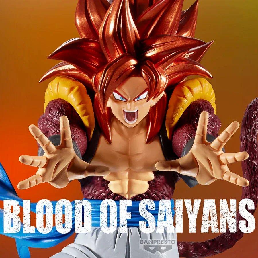 Auf Lager BANDAI Banpresto Dragon Ball GT Anime Figuren Bos Super Saiya 4 Gogeta PVC Actionfiguren DBZ Sammlermodell Spielzeug