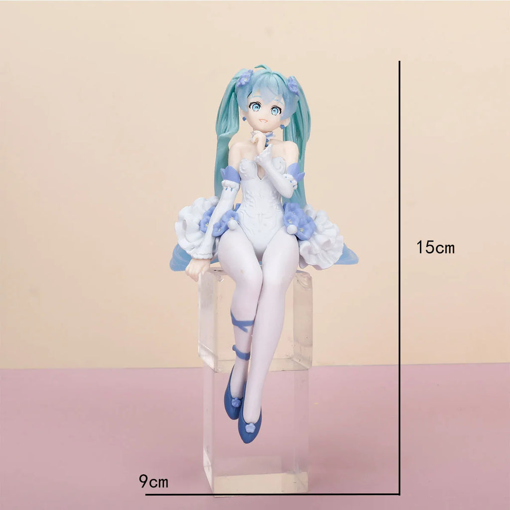 Miku Sakura Lolita Bunny Ears Girl Pillow Miku Swimming Ring Pajamas Rem Rabbit Hug Qiong Mei Figure Anime Cosplay Cushion Doll
