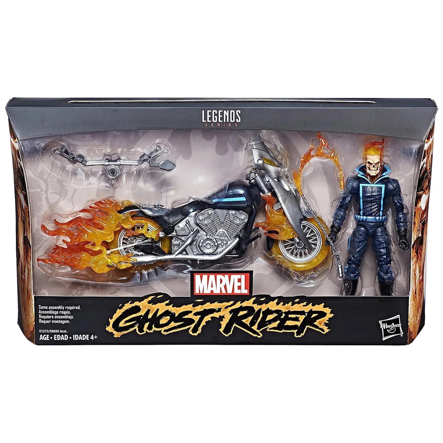 Marvel Legends Ghost Rider & Black Widow 6" Action Figure With Motorcycle Ultimate Flame Cycle Doll Collectible Toys Doll Model