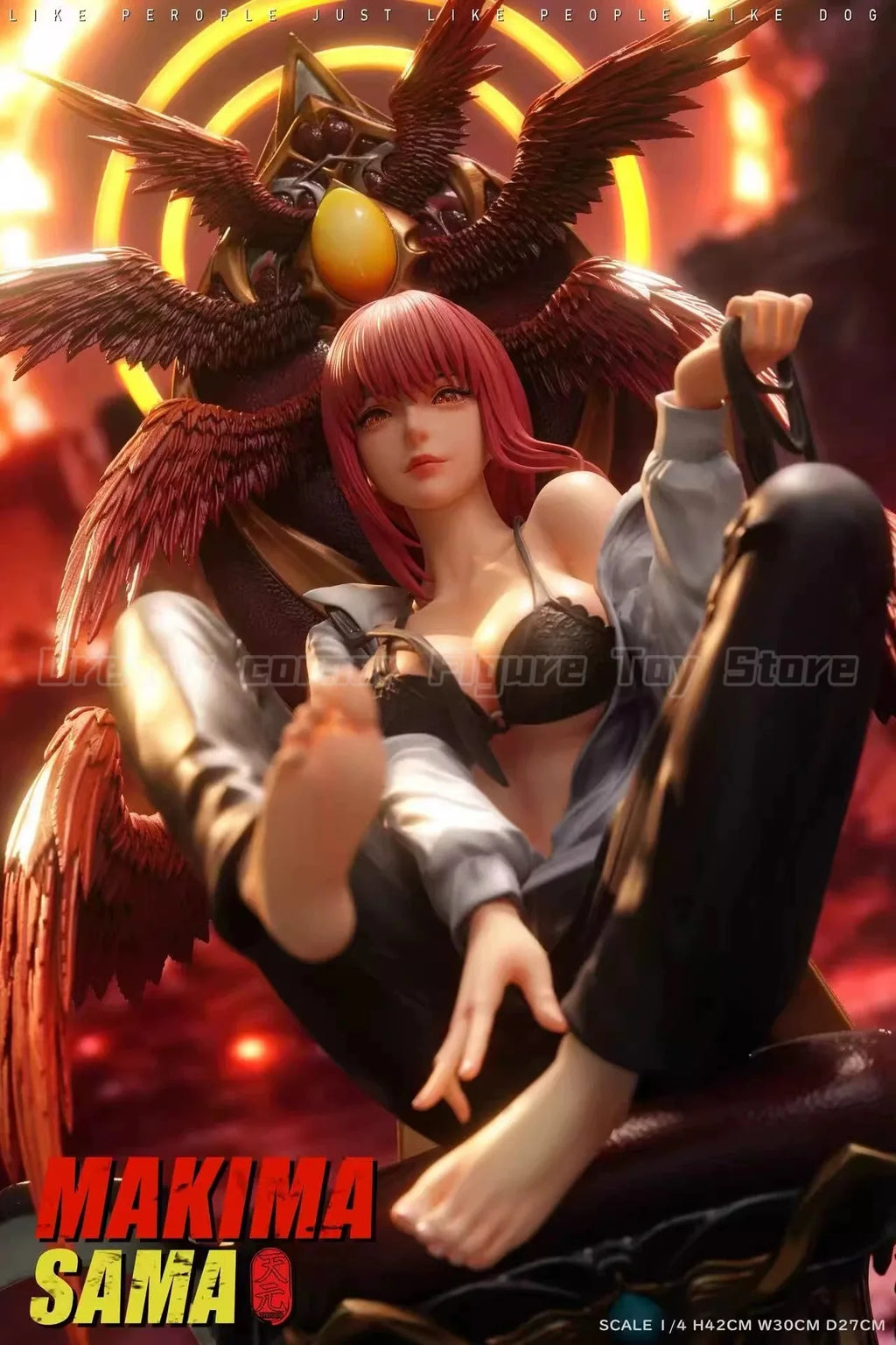 【In Stock】TY Studio Goddess Series MAKIMA SAMA 1/4 Scale Figure Model Collection Ornaments