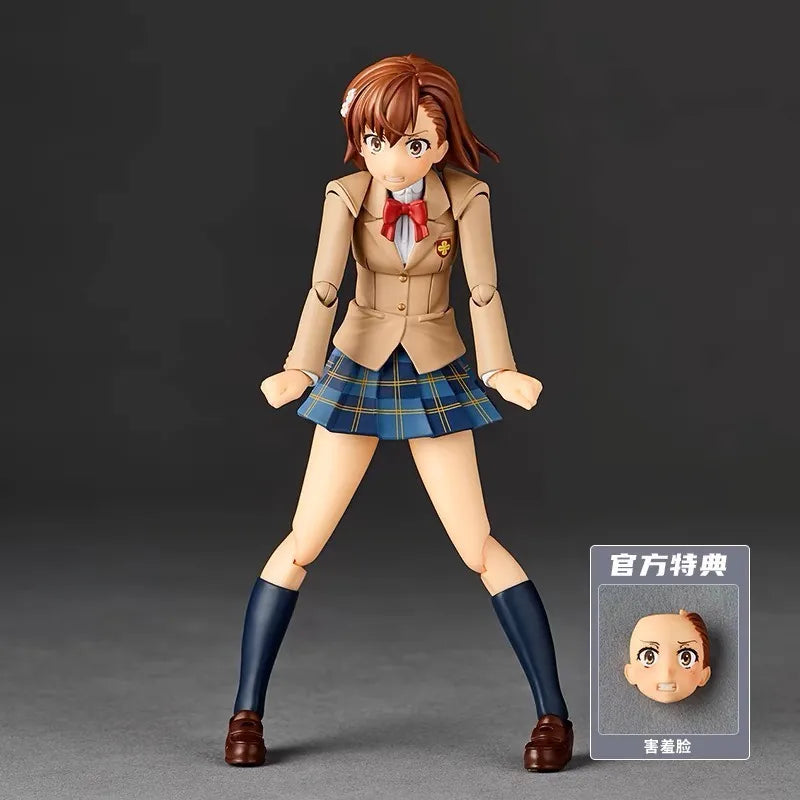 Kaiyodo Shokuhou Misaki Misaka Mikoto Shirai Kuroko Model Toys Revoltech AMAZING YAMAGUCHI To Aru Kagaku no Railgun In Stock
